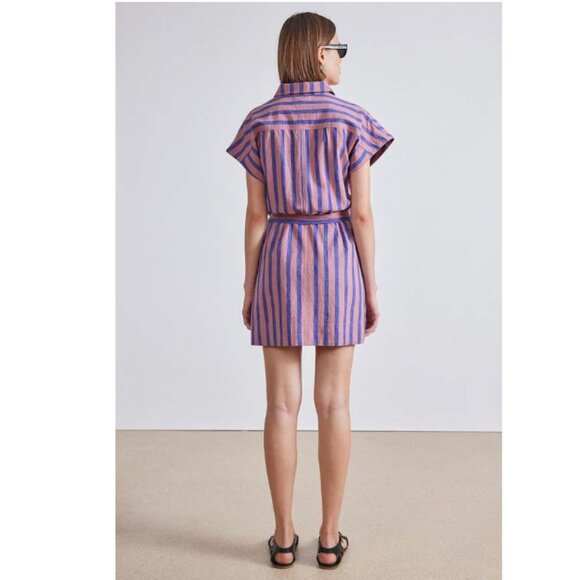 Apiece Apart Catania Wrap Mini Dress - Picture 3 of 10